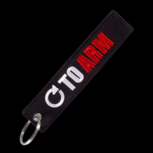 TURN TO ARM - KEYCHAIN