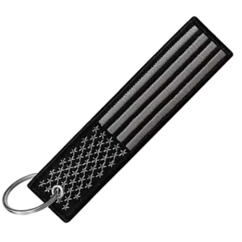 US FLAG BLACK - KEYCHAIN