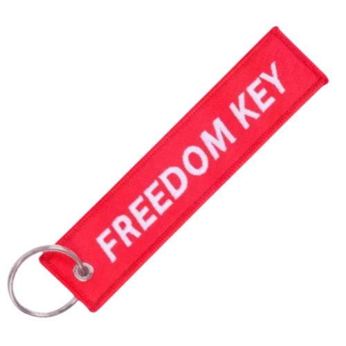 FREEDOM KEY RED - KEYCHAIN