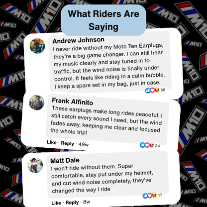 MOTO EARPLUGS - 32 dB