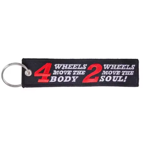 4 WHEELS 2 WHEELS - KEYCHAIN