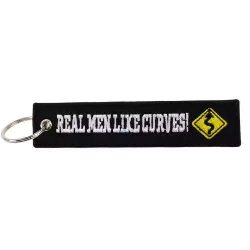 REAL MEN LIKE CURVES! - KEYCHAIN