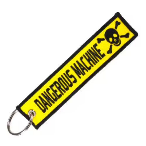 DANGEROUS MACHINE - KEYCHAIN