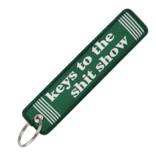 KEYS TO THE SHIT SHOW - KEYCHAIN