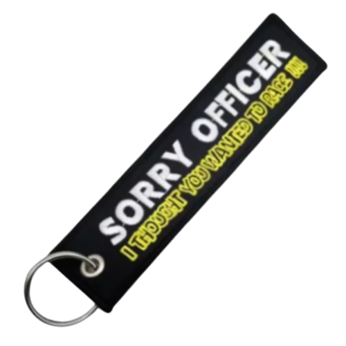 SORRY OFFICER - KEYCHAIN