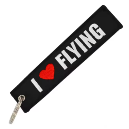 I LOVE FLYING - KEYCHAIN