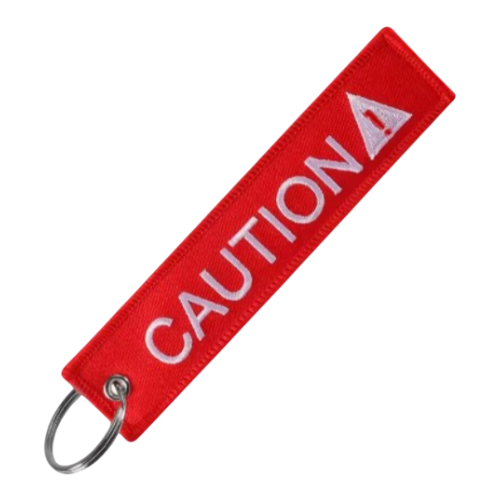 CAUTION! - KEYCHAIN