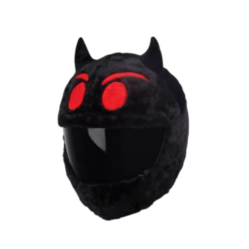 MOTORCYCLE HELMET COVER - BLACK