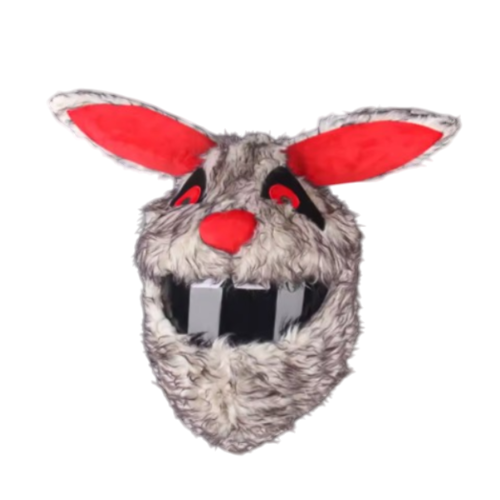 MOTORCYCLE HELMET COVER - EVIL BUNNY