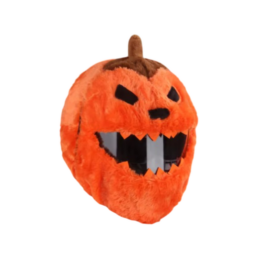 MOTORCYCLE HELMET COVER - JACK-O'-LANTERN