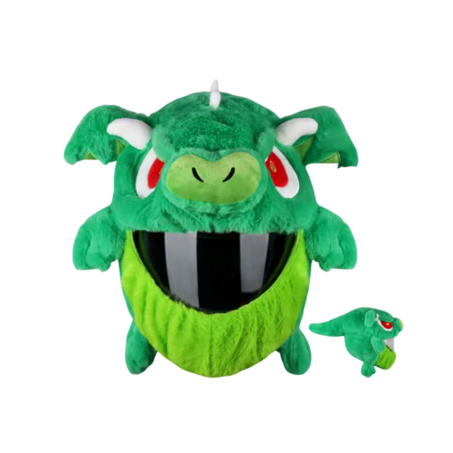 MOTORCYCLE HELMET COVER - GREEN DRAGON