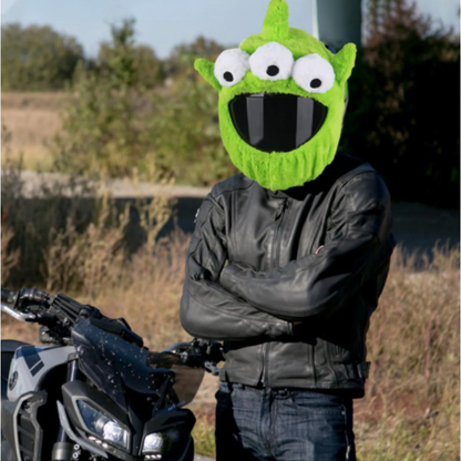 MOTORCYCLE HELMET COVER - ALIEN
