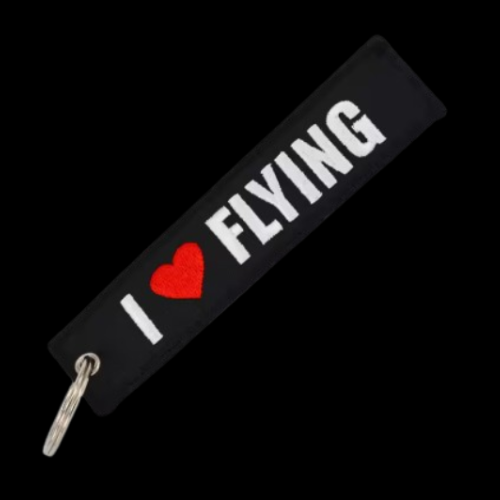 I LOVE FLYING - KEYCHAIN